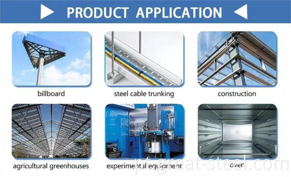 Galvanized Sheets Application